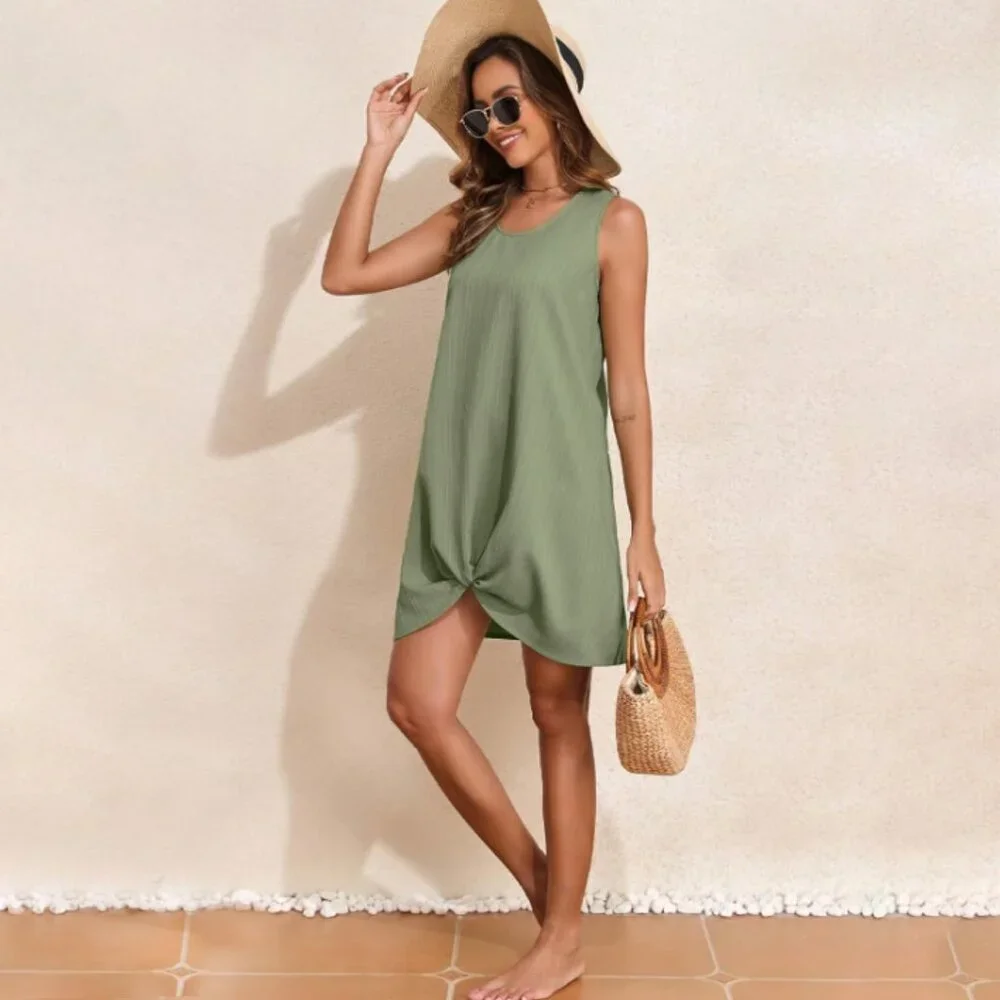 Herseas Sleeveless Swimwear Coverup